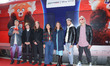 The voice actors of the film (from left to right): Shi Yang Shi, Baltimora (Edoardo Spinsa...