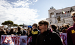 Demonstration against war and for peace in support of the Ukrainian people, on February 26...