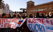 Demonstration against war and for peace in support of the Ukrainian people, on February 26...