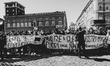 (EDITOR'S NOTE: Image was converted to black and white) Demonstration against war and for...