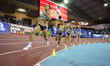 The athlete  during the World Athletics Indoor Tour Gold played at the Gallur stadium , in...