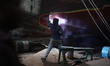A laborer works at a shipyard on the bank of the Buriganga River in Dhaka, Bangladesh on M...