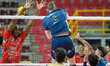 Block of Robertlandy Simon - Cucine Lube Civitanova during the Volleyball Italian Serie A...