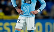 Santi Mina of Celta de Vigo looks on during the La Liga Santander match between Villarreal...