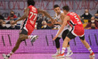 Leonidas Kaselakis (14) and Giannoulis Larentzakis (5) in action during the Turkish Airlin...