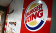 Burger King logo is seen near the restaurant in Krakow, Poland on March 18, 2022. 