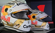 VERSTAPPEN Max (ned), Red Bull Racing RB18, helmet, casque, during the Formula 1 Gulf Air...