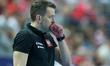 Trener Patryk Rombel (POL) during the handball friendly match between Poland v Sweden, in...