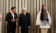 Greece's leftwing Syriza leader and newly elected Greek Prime Minister Alexis Tsipras (L)...