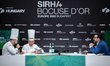Hungarian chef Jeno Rácz gives background info about the plates on the Bocuse d’Or Europe...