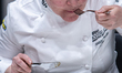 Szabina Szulló tastes at Bocuse d’Or Europe 2022 - Day 1 on March 23, 2022 in Budapest, Hu...