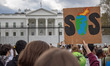 Climate activists gather at the White House for a rally and march to the U.S. Capitol on M...