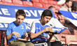 Barrow fans during the Sky Bet League 2 match between Leyton Orient and Barrow at the Matc...