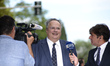 Minister of Foreign Affairs, Nikos Kotziasduring the swearing in event of the third cabine...