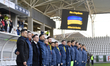 Florin Bratu Romania u21 head coach in action during the international friendly match betw...