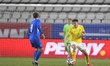 Andrei Marginean in action during the international friendly match between Romania U21 and...
