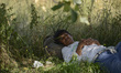 A migrant taking a break after crossing the between Serbia and Croatia in Babska, Croatia,...