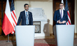 CEO of Alphabet and Google Sundar Pichai and Polish Prime Minister Mateusz Morawiecki join...