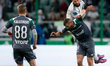 Jakub Kaluzinski (Lechia),Lukasz Zwolinski (Lechia),Mateusz Wieteska (Legia) during the PK...