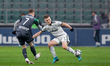 Maciej Gajos (Lechia),Maciej Rosolek (Legia) during the PKO Ekstraklasa match between Legi...
