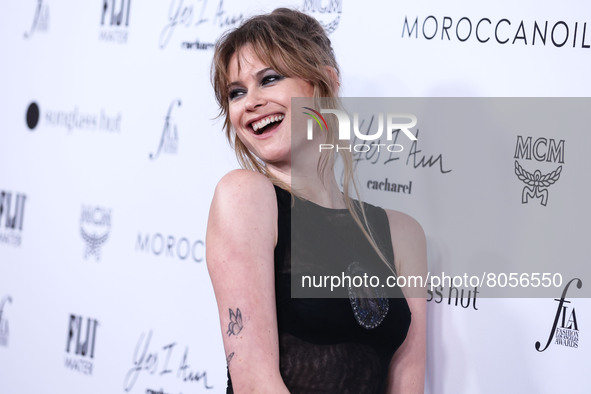Namibian model Behati Prinsloo arrives at The Daily Front Row's 6th Annual Fashion Los Angeles Awards presented by Yes I Am Cacharel, Morocc...
