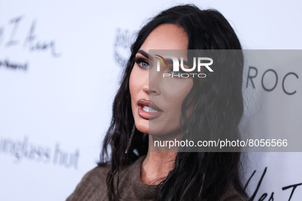 American actress Megan Fox arrives at The Daily Front Row's 6th Annual Fashion Los Angeles Awards presented by Yes I Am Cacharel, Moroccanoi...
