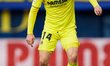 Manu Trigueros of Villarreal CF in action during the La Liga Santander match between Villa...
