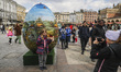 A huge Croatian Easter egg, called 'Pisanica od srca'  (’Easter egg from the heart), a han...