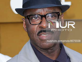 Courtney B. Vance arrives at the Los Angeles Premiere Of Apple's 'They Call Me Magic' held at the Regency Village Theatre on April 14, 2022...