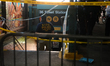 Law enforcement officers at the scene of a shooting at the 36th Street subway station in t...