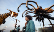 A robot, a mare-dragon called Long-Ma, created by Francois de la Rosiere and his company,...