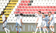 Alessandria Calcio celebrates for the goal of 1-0 signed by Simone Corazza during the Seri...