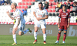 Simone Corazza of US Alessandria Calcio celebrates the goal of 0-2 during the Serie B Foot...