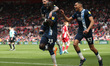  Mouhamadou-Naby Sarr of Huddersfield Town celebrates after scoring their first goal durin...