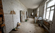 ZAPORIZHZHIA, UKRAINE - APRIL 16, 2022 - A corridor is pictured inside a 70-year-old build...