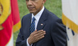United States President Barack Obama reviews the troops during an official State Arrival c...