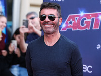 English TV personality Simon Cowell arrives at NBC's 'America's Got Talent' Season 17 Kick-Off Red Carpet held at the Pasadena Civic Auditor...