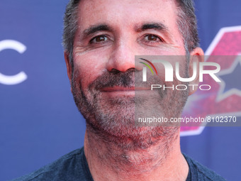 English TV personality Simon Cowell arrives at NBC's 'America's Got Talent' Season 17 Kick-Off Red Carpet held at the Pasadena Civic Auditor...