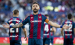 Jose Luis Morales of Levante UD celebrate after scoring the 1-1 goal with his teammate...