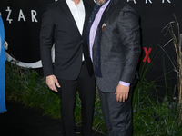 NEW YORK, NEW YORK - APRIL 21: (L-R) Nelson Bonilla and Felix Solis attend the Netflix's "Ozark" Season 4 Premiere on April 21, 2022 in New...