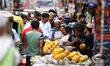 Muslims purchase fruits to break their fast in Old Delhi on 25 April 2022.  