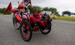 Cyclists from Project HERO are seen as they participate in the 2022 Texas Challenge; a six...