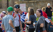 Cyclists from Project HERO are seen as they participate in the 2022 Texas Challenge; a six...
