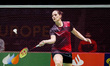 Sonia Goncalves from Portugal, Round of 32 during the European Badminton Championships 202...