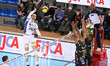 Attack of Matey Kaziyski #1 (Itas Trentino) during the Volleyball Italian Serie A Men Supe...