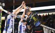 Attack of Ricardo Lucarelli Santos De Souza #8 (Cucine Lube Civitanova) during the Volleyb...