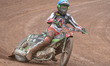 Charles Wright  in action for Belle Vue ATPI Aces   during the SGB Premiership match betwe...