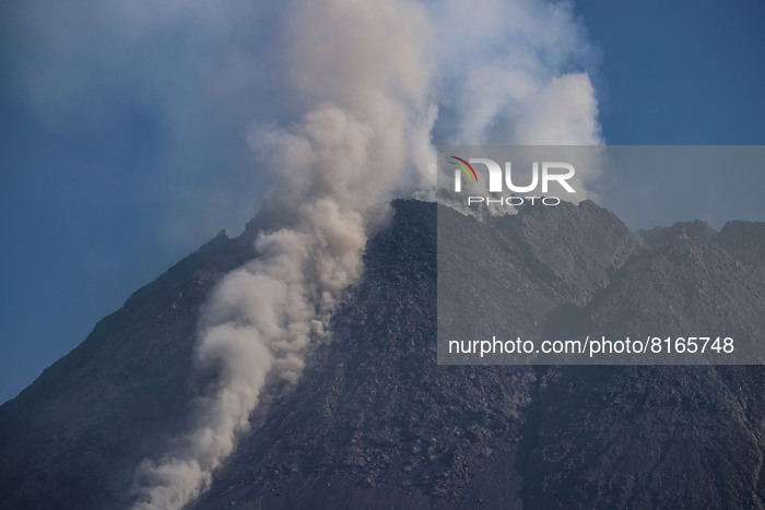 Mount Merapi Spews Ash And Lava