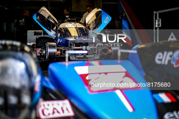Alpine Elf Team, Alpine A480 - Gibson, ambiance during the 6 Hours of Spa-Francorchamps 2022, 2nd round of the 2022 FIA World Endurance Cham...