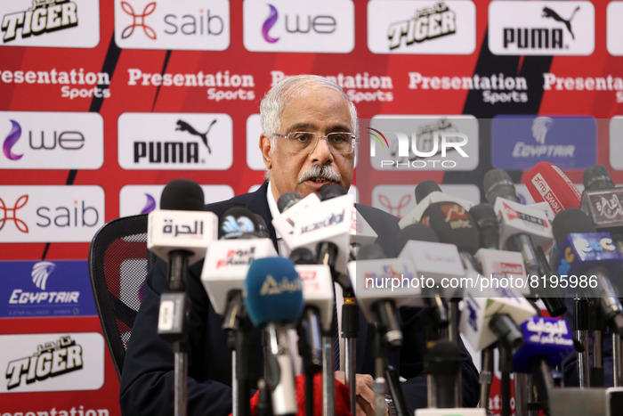A Press Conference For Ehab Galal